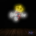 thumbnail image 4 of Shinelab Barber Shop Neon Sign, Barber Logo Led Sign, Babershop Wall Art Light, Hairdresser Wall Decor 26, 4 of 5
