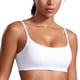 thumbnail image 1 of Sujetador deportivo CRZ YOGA Butterbreeze con cuello redondo para mujer, blanco, talla M, 1 of 5