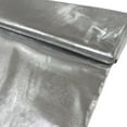 thumbnail image 2 of Valentina Textile inc Nylon Metallic Tissue Lame Fabric - 60 Inches Wide, Over 100 Yards in Stock -Multiple Colors Available (1 Yard, Silver), 2 of 2