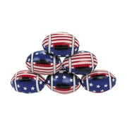 Vinyl Stars & Stripes Footballs - Party Favors - 12 Pieces