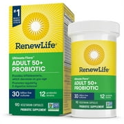 Renew Life Ultimate Flora Adult 50+ Probiotic 30 Billion Cfu 90 Veg Caps