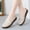 Beige, variant on Xysaqa Women Flats Shoes, Work Shoes Women Casual Women's Versatile Flat Shoes Soft Bottom Large Size Casual Color Shoes Leather Shoes Work Office Shoes Womens on Clearance