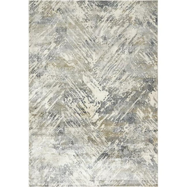 Dynamic Rugs CC693537950 5 ft. 3 in. x 7 ft. 7 in. Castilla 3537 Rectangle Modern Area Rug - 950 Grey & Blue