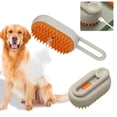 thumbnail image 6 of Cat Dog Brush, USB Rechargeable Pet Grooming Comb With Electric Water Spray, Dog Cat Massage Brush for Short Long Haired Pets Brush Massage-Self Cleaning (Coffee No-Rinse Liquid), 6 of 9