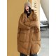 thumbnail image 3 of Chaquetas de invierno para mujer 2024, chaquetas de plumón de gran tamaño con capucha, versión ancha, abrigo acolchado grueso y cálido, abrigo largo informal holgado para mujer, 3 of 4