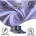 thumbnail image 6 of Yacht & Smith Mens Fuzzy Socks, Soft Warm Winter Slipper Plush Sock (12 pairs Striped), 6 of 8
