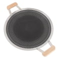thumbnail image 1 of Partita De Barbacoa Coreana De Acero Inoxidable Con Recubrimiento Sin Palos Distribución De Calor Rápido Para Estufas Eléctricas De Gas De Inducción Ideales Para 4-6 Personas, 1 of 7