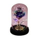 thumbnail image 4 of Adornos de San Valentín, regalos de San Valentín, rosa de papel de aluminio recubierta de vidrio, flor eterna, regalo creativo para vacaciones, luz nocturna LED luminosa, rosa decorativa., 4 of 7