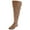 Banana Bread, variant on Bar III Womens Daphne Wide Calf Over-The-Knee Boots Brown 5.5 Medium (B,M)