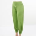 thumbnail image 6 of Sngxgn Women Casual Stretchy Pants Work Pants Straight Leg Trousers with Pockets(Green,XL), 6 of 7