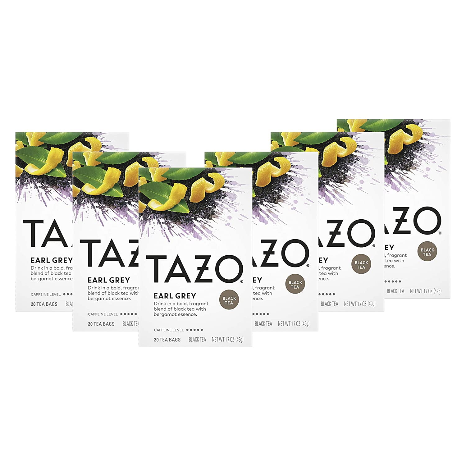 Tazo Black Tea Tea Bags For a Delicious Beverage Earl Grey High