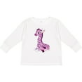 thumbnail image 3 of Inktastic Girl Giraffe Boys or Girls Long Sleeve Toddler T-Shirt, 3 of 5