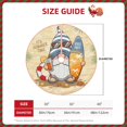 thumbnail image 2 of Salouo Hello Summer Cute Gnome Christmas Tree Skirt 30" Farmhouse Christmas Decorations Snowman Xmas Tree Skirt Tree Mat for Holiday Party Decor, 2 of 8