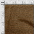 thumbnail image 2 of oneOone Rayon Dark Mustard Fabric Abstract Dress Material Fabric Print Fabric By The Yard 56 Inch Wide, 2 of 4
