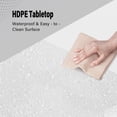 thumbnail image 5 of Ktaxon 6 Foot Folding Table, Premium Fold-in-Half Plastic Table, Built-in Carry Handle, Use for Indoor Outdoor Picnic Party Dining Camp, White, 5 of 10