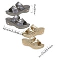 thumbnail image 2 of unbranded 1Par Zapatillas Con Cuña Para Mujer Color Uso Diario Y Cómodas, 2 of 8