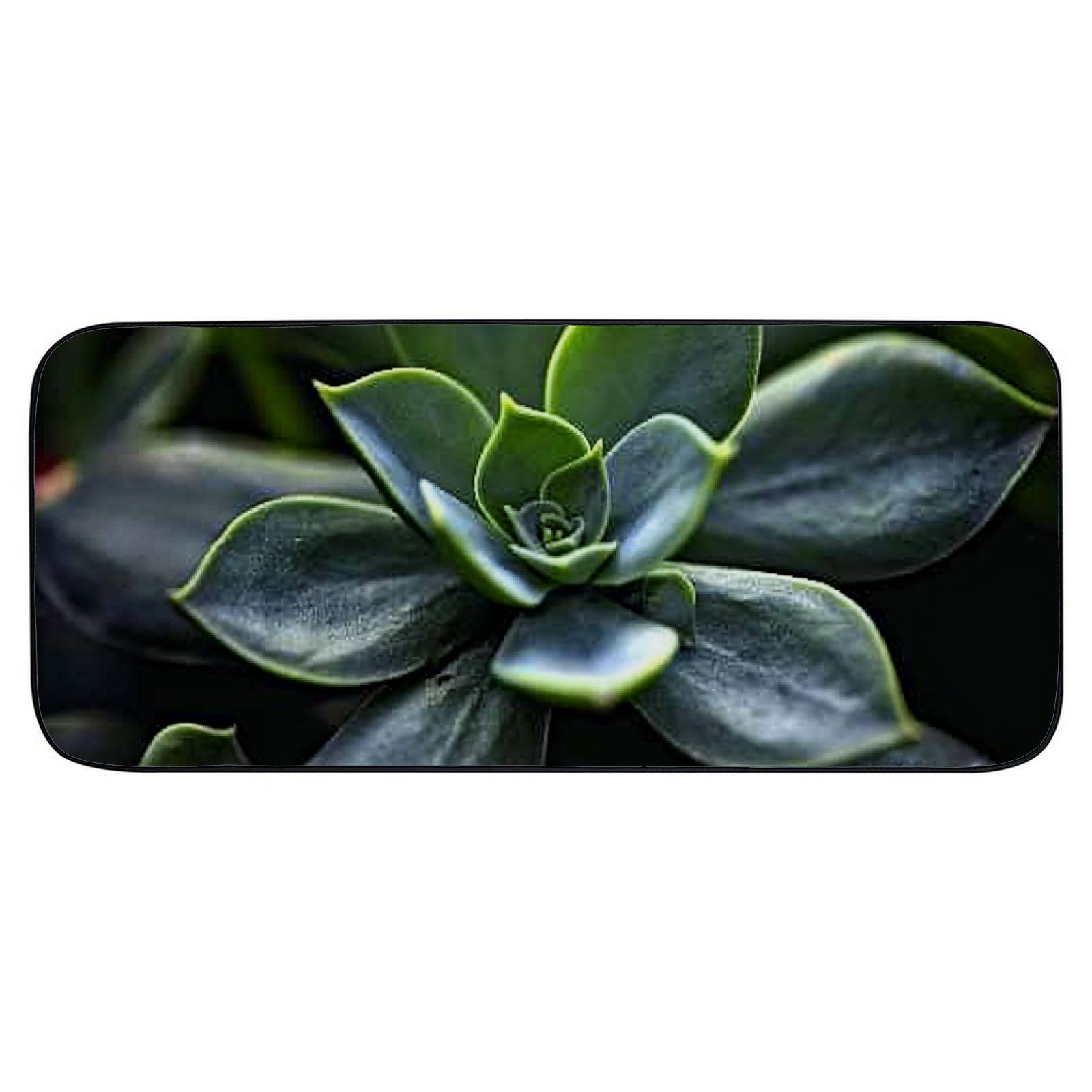Heduofu Decorative Door Mat, Door Mat with Non-Slip Rubber Backing, Easy Cleaning, Traps Dirt, for Entry, Patio, Garage - Plant Sacred Geometry Symmetry Garden Blossom 19.68*47.24 in