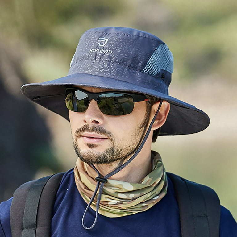 Fishing Hat Bucket Safari Sun Hat Wide Brim Boonie hat for Men and