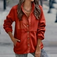 thumbnail image 4 of Vedolay Women Coats Fall Coat Jacket Coat Open Front Cardigan 2023 Red,XL, 4 of 5