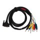 thumbnail image 1 of Câble de diagnostic principal OBD2 pour SUPER MB PRO M6 44 broches vers 8 broches, remplacement pour Mercedes-Benz, 1 of 4