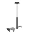 thumbnail image 5 of Hunter - Merian 2-light Matte Black, Extra Large Chandelier, Dimmable, Modern Style, Linear Shaped, for Bedrooms, Dining, Living Rooms - 48142, 5 of 10