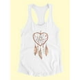 thumbnail image 3 of Heart-shaped Dream Catcher Tank Women -Image by Shutterstock, Female XX-Large, 3 of 4