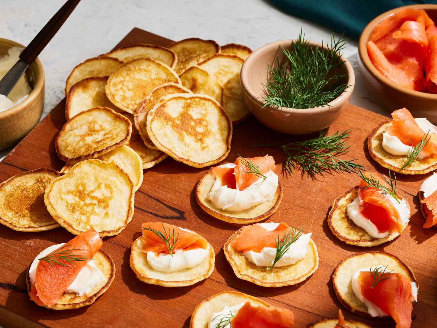French Mini Blinis - Small Pancakes for Specialty Foods - 2 inch (pack of 16 (4.76 ounce))