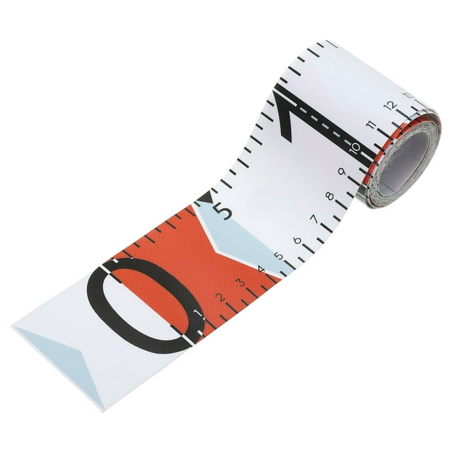 Unique Bargains Adhesive Fish Ruler, 53 Inch Fish Measuring Tape Sticker Tape Waterproof for Fishing Boat Kayak Workbench, Red