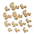 thumbnail image 1 of Book Worm Reading Wood Mini Charms Shapes DIY Craft Jewelry - With Hole - 20mm (15pcs), 1 of 7