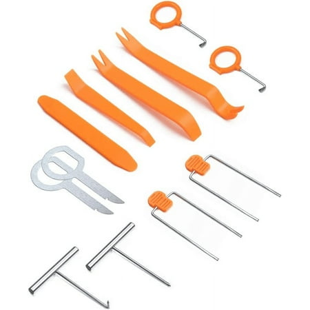 XGR Automotive Trim Removal Tool Kit Car Panel Door Audio Trim Removal Tool Kit Auto Clip Fastener Remover Pry Tool Set (12 pcs)