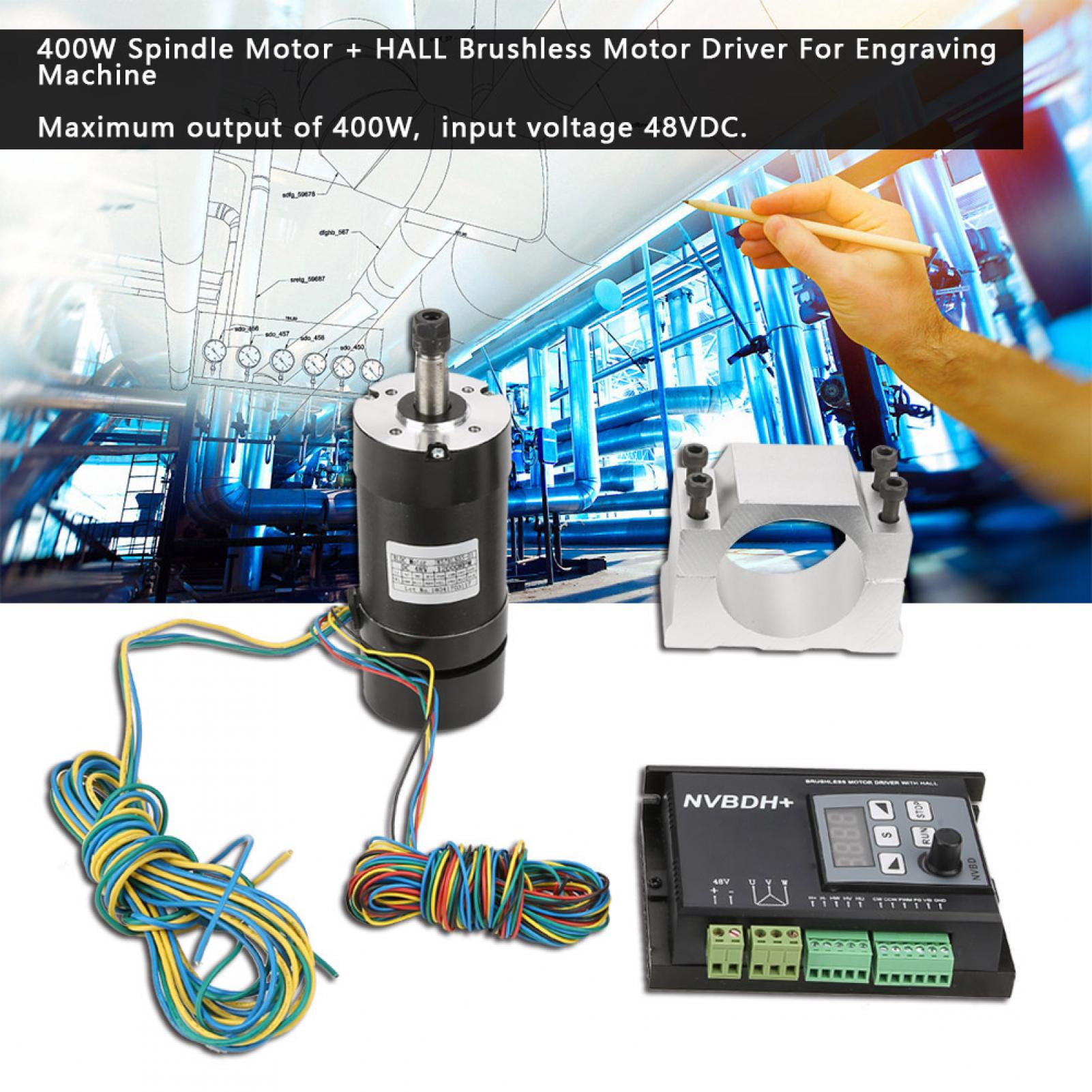 Brushless Motor Driver Controller without Hall for CNC Spindle Engraving Machine