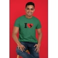 thumbnail image 3 of Old Glory Mens I Heart Love Hummingbird Hummingbirds Short Sleeve Graphic T Shirt, 3 of 6
