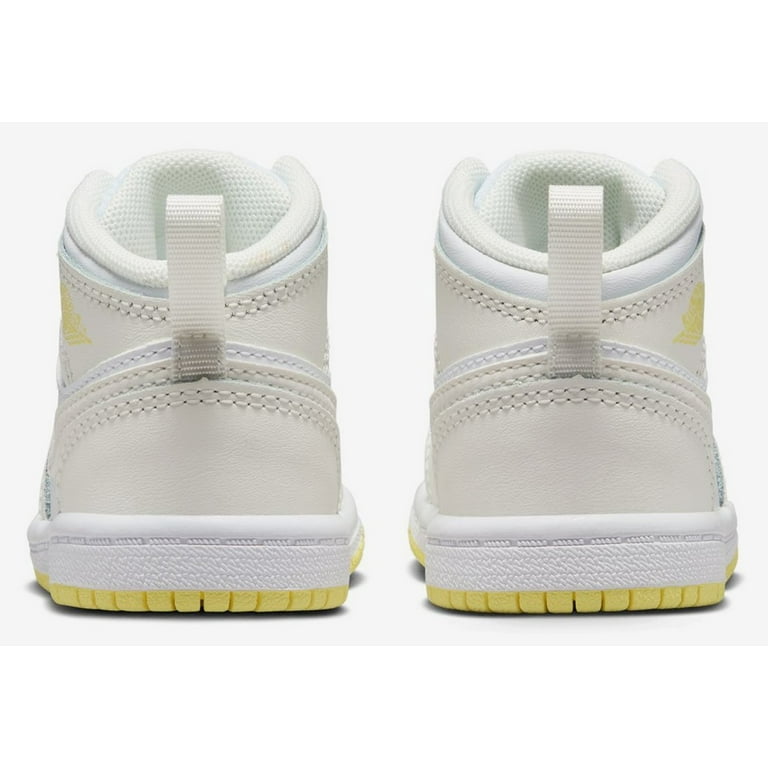 Toddler's Jordan 1 Mid Sail/LT Laser Orange-White (FD8782
