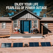 مولد جاكري للطاقة الشمسية 1500 ( يشمل ( 1 ) Explorer 1500 + ( 4 ) SolarSaga 100W )
