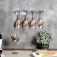 thumbnail image 2 of 2PCS Acrylic Wine Glass Holder Wall Mounted Cup Holder Wine Glass Hanging Rack Kitchen Cupboard Bar, 2 of 4