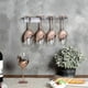 thumbnail image 2 of 2PCS Acrylic Wine Glass Holder Wall Mounted Cup Holder Wine Glass Hanging Rack Kitchen Cupboard Bar, 2 of 5