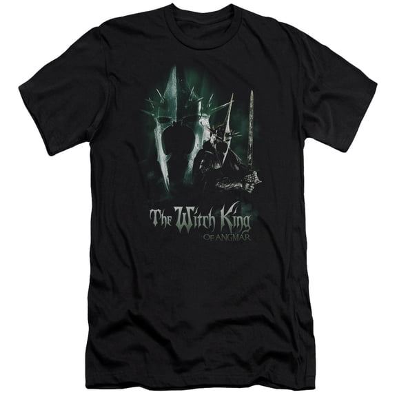 Lord of the Rings Witch King Premium Canvas Adult Slim Fit 30/1 T-Shirt Black