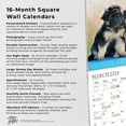 thumbnail image 5 of Adorable Puppies | 2024 12x24" (Hanging) Square Wall Calendar | StarGifts, 5 of 9