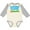 Natural and Heather, variant on Inktastic Lacrosse Player in Training Boys or Girls Long Sleeve Baby Bodysuit