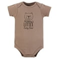 thumbnail image 3 of Hudson Baby Infant Boys Cotton Bodysuits 3-Pack, Mommys Baby Bear, Preemie, 3 of 3