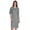 Light Gray, variant on Inkmeso Womens Elbow Sleeve Regular Fit Tshirt Dress With Front Pockets