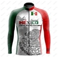 thumbnail image 4 of Maillot de ciclismo de manga larga para hombre de México, usado en tres estaciones, ropa de ciclismo profesional para hombre, 4 of 5