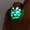 Green, variant on Mens Vintage Ghost Head Rings Toothy Luminous Adjustable Alloy Geometric Rings Fluorescent Inlay Glowing Skull Ring