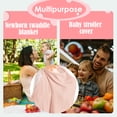thumbnail image 4 of 2 Pcs Nursing Cover Breathable Cotton Breastfeeding Cover for Mom Lightweight Nursing Apron for Women Outdoor Public Area, 4 of 11