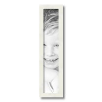 ArtToFrames 4" x 20" White Picture Frame, 4x20 inch White Wood Poster Frame (WOM-5140)
