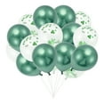 thumbnail image 1 of Globos de látex de 16 piezas Unique Bargains para Navidad, globos de helio redondos de 12 pulgadas para decoración de fondo de boda, graduación, aniversario y fiesta de cumpleaños en color verde, 1 of 6
