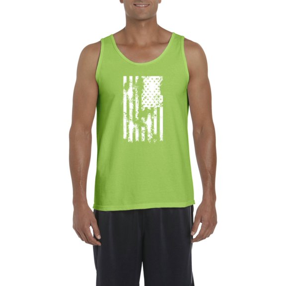 NIB - Men's Tank Top for Men - American Flag 4th of July