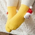 thumbnail image 5 of Ketyyh-chn99 Baby Socks Fashion Christmas Stockings Toddler Socks Ankle Baby Kids Little Girl Boy Socks Yellow,S, 5 of 5