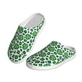 thumbnail image 2 of Picia Leopard print St. Patrick's Day for Women's Lamb-hug Comfy Fleece House Slippers Memory Foam, Slip-on House Shoes Indoor Outdoor-42/43, 2 of 7