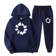 thumbnail image 1 of Hauts de Mode pour Femmes, Hauts à Manches Longues pour Femmes, Ensemble de Pantalons de Sport Décontractés à Capuche, 1 of 2